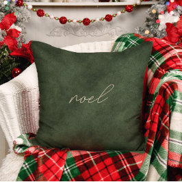 Weihnachten ・ Elegant Dusty Green Christmas Pillow Kissen