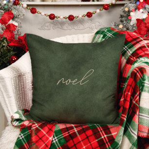 Weihnachten ・ Elegant Dusty Green Christmas Pillow Kissen