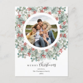 Weihnachten Elegant & rustikal Botanischer Rahmen