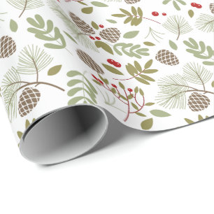 Weihnachten, elegant, Winter. Geschenkpapier