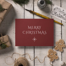 Weihnachten Elegante Snowflake Einfaches Rot