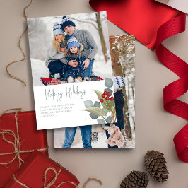 Weihnachten Elegante Winter Holly Berries 2 Foto