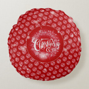 Weihnachten Elegantes Geschenk Rundes Kissen