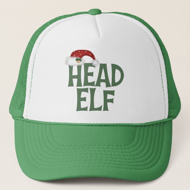 Weihnachten Elf Hut/Cap Truckerkappe (Vorderseite)