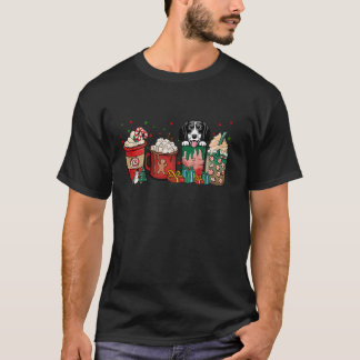 Weihnachten Englisch Pointer Hund Kaffee Cups Weih T-Shirt