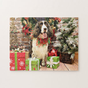 Weihnachten - englischer SpringerSpaniel - Cloe Puzzle