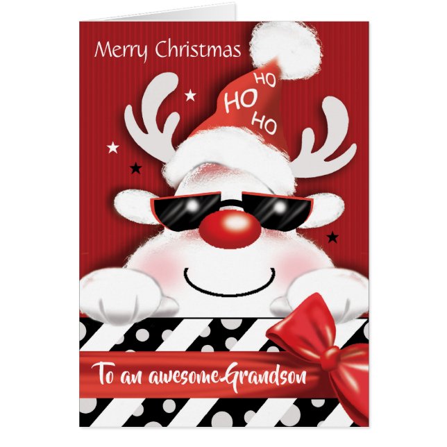 Weihnachten, Enkel, Spaß-Ren, Ho, Ho, Ho, (Vorne)