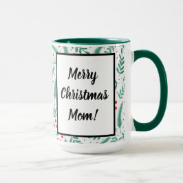 Weihnachten Evergreen Boughs und Holly Berries Tasse