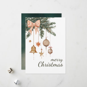 Weihnachten Evergreen Branches Ornament Non-Foto