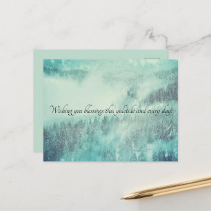 Weihnachten Evergreen Forest Winter Solstice