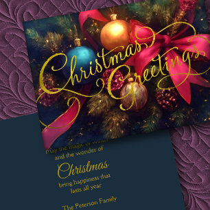 Weihnachten - Evergreen Ornament Ribbon