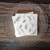 Weihnachten Evergreen Pine Trees Woods Hütte