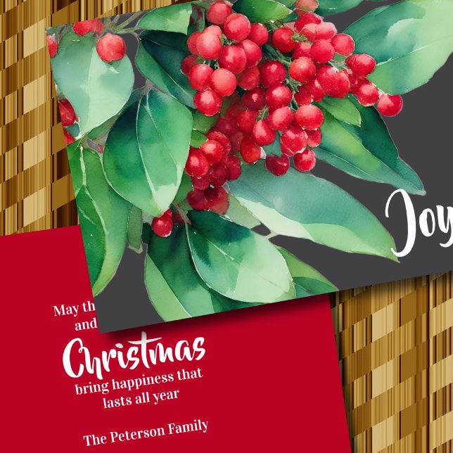 Weihnachten Evergreen Red Berries (Von Creator hochgeladen)