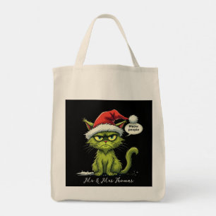 Weihnachten "Ew People" Meowy Cat Lovers Tragetasche