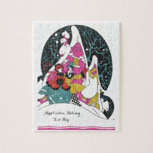 Weihnachten, Extravagante Viktorianische Städter Puzzle