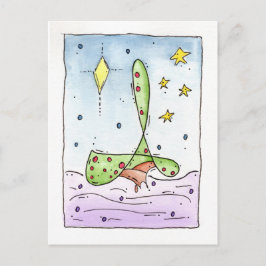 Weihnachten "Extravaganter Baum" Postkarte