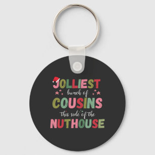 Weihnachten Familie Cousin-Wiedervereinigung passe Schlüsselanhänger