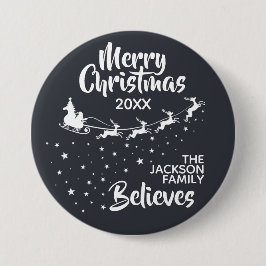 Weihnachten - Familie der Schlittenhirten Button