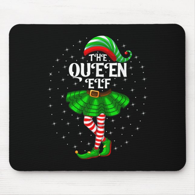 Weihnachten Familienmatte Frauen Mädchen Mama The  Mousepad (Vorne)