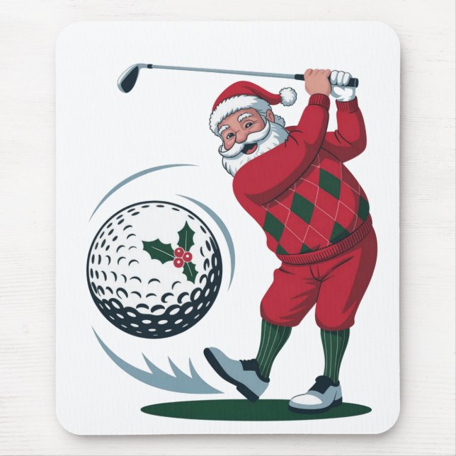 Weihnachten Fantasy Golf spielen Mousepad (Vorne)