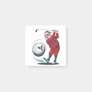 Weihnachten Fantasy Golf spielen Post-it Klebezettel