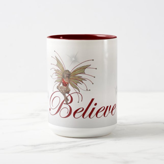 Weihnachten Fee 2 - Tasse (Mittel)