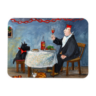 Weihnachten feiern. magnet