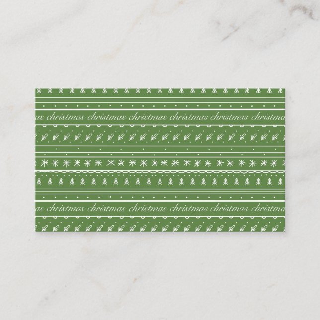 Weihnachten feiern terminkarte (Vorderseite)