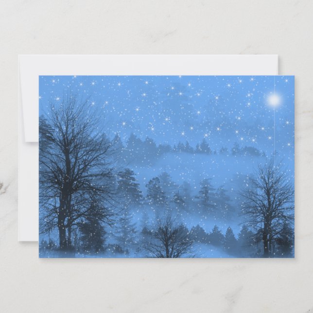 Weihnachten, Feiertag Einladung (Vorderseite)