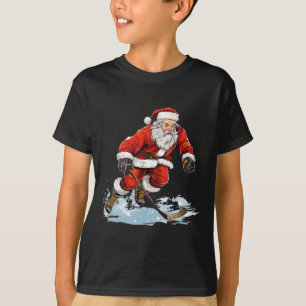 Weihnachten Feiertag Spaß Weihnachten Eishockey We T-Shirt