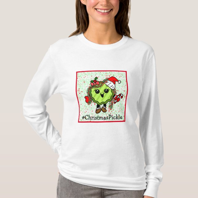 Weihnachten | Festtagsschlange T-Shirt (Vorderseite)