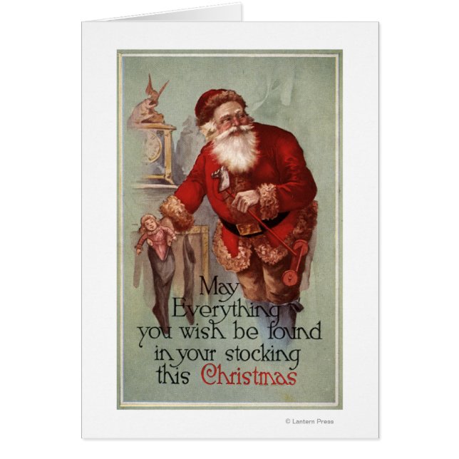Weihnachten finden Sie alles in Ihrem Strumpf (Vorne)