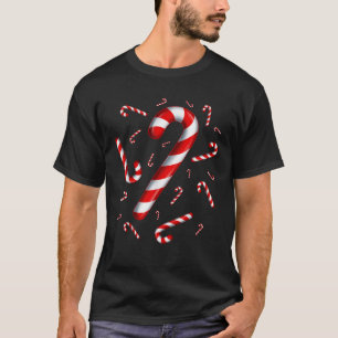 Weihnachten Fliegen Candy Cane Lover Taster Red un T-Shirt