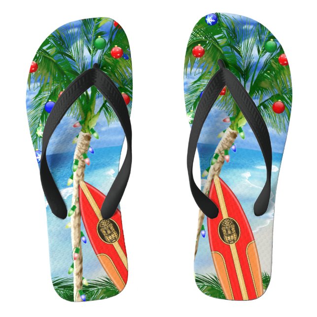 Weihnachten Flip Flops (Fußbett)