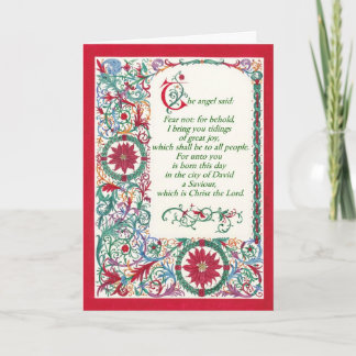 Weihnachten ~ Florentiner Scrollwork Grußkarte