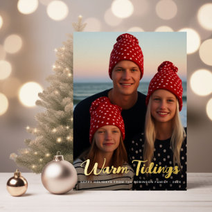 Weihnachten Folien Feiertagskarte