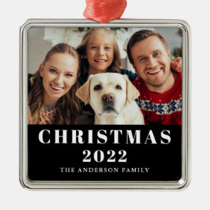 Weihnachten-Foto 2022 Ornament Aus Metall