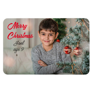Weihnachten Foto Geschenk Kühlschrank 4x6 personal Magnet