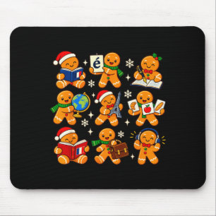 Weihnachten Französischlehrer Lebkuchen Sprache Mousepad