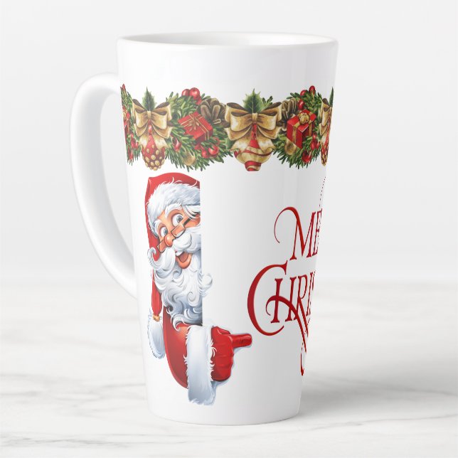 Weihnachten froh milchtasse (Linke Ecke)