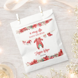 Weihnachten Frohe kleine Baby Dusche Geschlecht ne Geschenktütchen