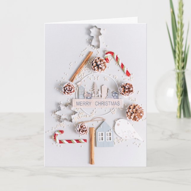 Weihnachten Frohe Text (Vorderseite)