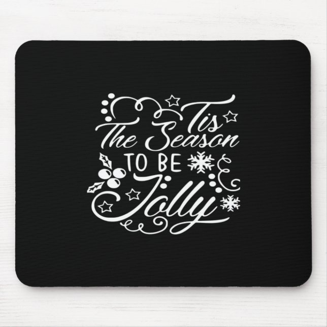 Weihnachten frohe Weihnachten Dies ist die Jahresz Mousepad (Vorne)