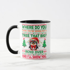 Weihnachten frohe Weihnachten für ein Geschenk Pin Tasse