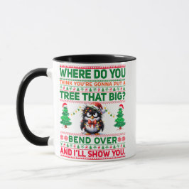 Weihnachten frohe Weihnachten für ein Geschenk Pin Tasse