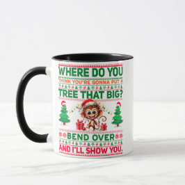 Weihnachten frohe Weihnachten für Geschenk Affen Tasse