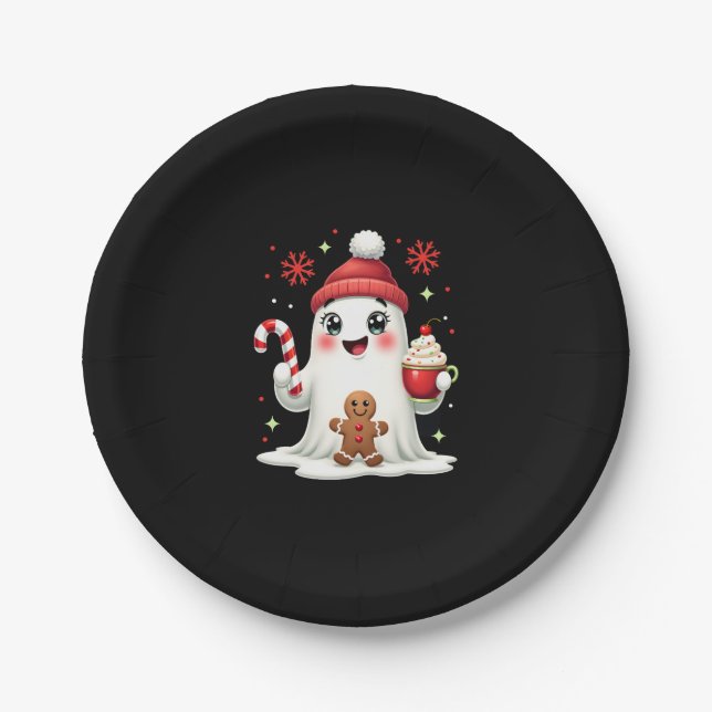 Weihnachten frohe Weihnachten für Geschenk Weihnac Pappteller (Vorderseite)