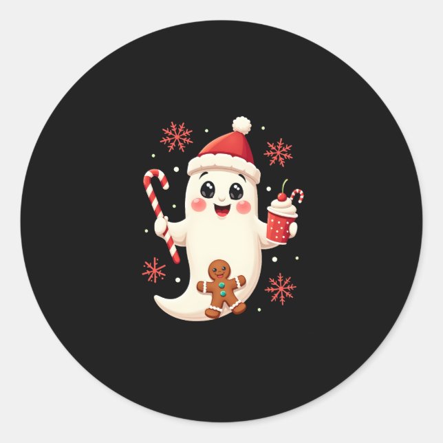 Weihnachten frohe Weihnachten für Geschenk Weihnac Runder Aufkleber (Vorderseite)