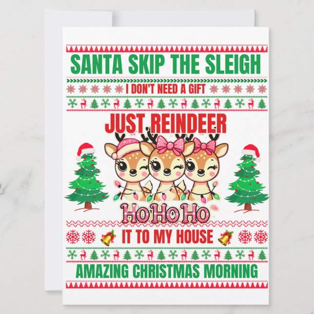 Weihnachten frohe Weihnachten für Geschenkrebs (Vorderseite)