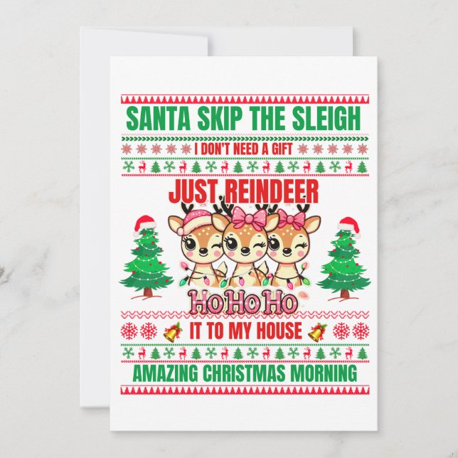 Weihnachten frohe Weihnachten für Geschenkrebs (Vorderseite)